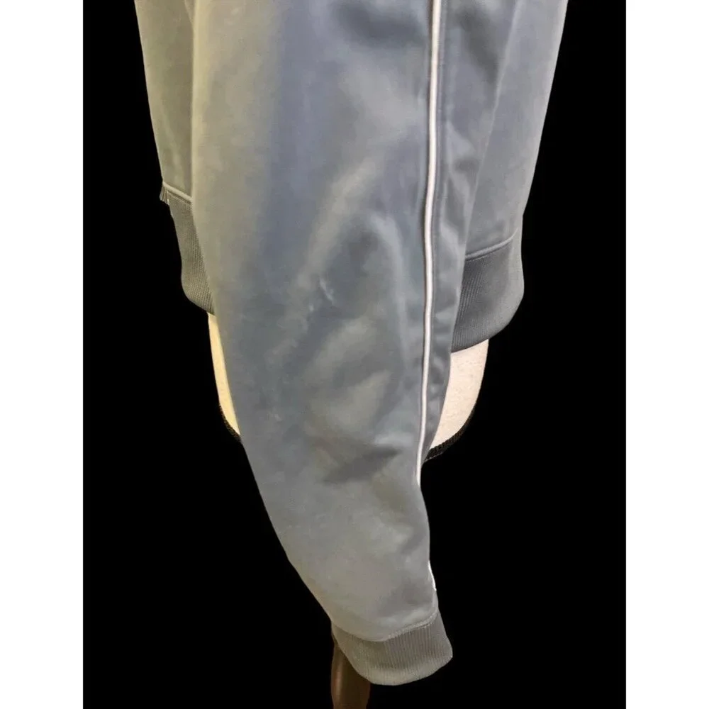 Nike Womens Sportwear Heritage Track Jacket Size L Cool Gray